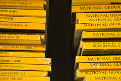 pile of magazines